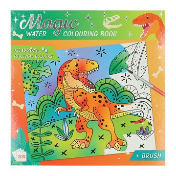Magical Watercolor Coloring Block Dino