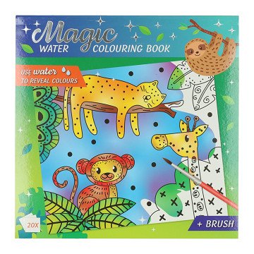 Magische Waterverfkleurblok Jungledieren
