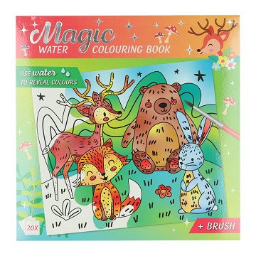 Magical Watercolor Coloring Block Forest Animals