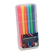 Highlighter Set in Storage Box, 12 pcs.