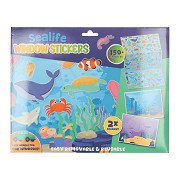 Herbruikbare Zeedieren Raamstickers, 150st.