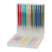 Gelstift-Set in Aufbewahrungsbox, 24-tlg.