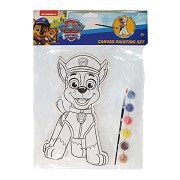 Canvas Painting PAW Patrol - Chase - incl. Brush and 6 colors of paint