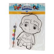 Leinwandbild DC Comics – Superman – inkl. Pinsel und 6 Farben