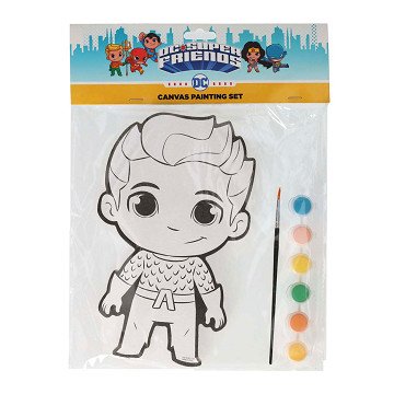 Leinwandbild DC Comics – Aquaman – inkl. Pinsel und 6 Farben