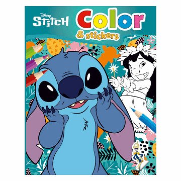 Stitch Coloring Book and Stickers