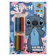 Stitch Coloring Book Color by Number