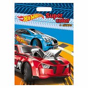 Hot Wheels Coloring Book and Stickers