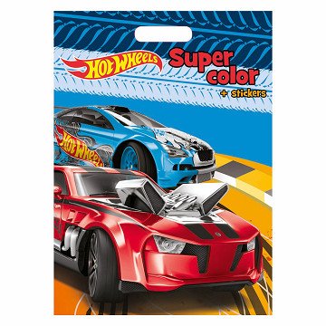 Hot Wheels Coloring Book and Stickers