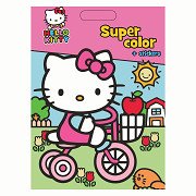 Hello Kitty Coloring Book and Stickers