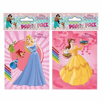 Disney Party Coloring Books Princess, 6 pcs.