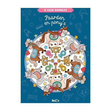 Ik Kleur Mandala's Paarden en pony's - Kleurboek