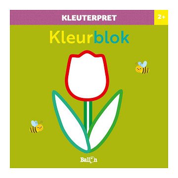 Kleinkind Spaß Farbblock Blume 2+