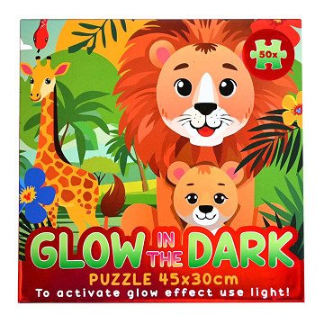 Glow in the Dark Puzzle Jungle - 50pcs.