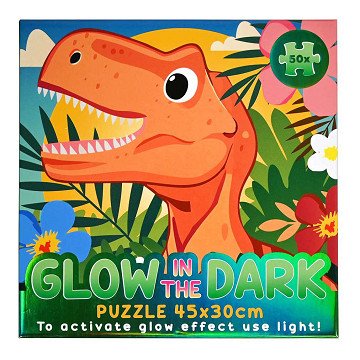 Glow in the Dark Puzzle Dino - 50pcs.