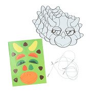 Dino-Maske zum Selbstgestalten – 4 Masken