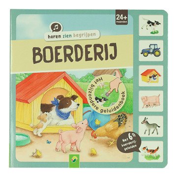 Bijzondere Geluidenboek Boerderij - 6 Geluiden