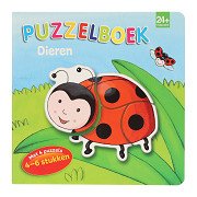 Puzzle Book Animals - 4 Puzzles