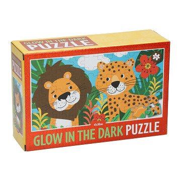 Glow in the Dark Puzzle Jungle, 100pcs.
