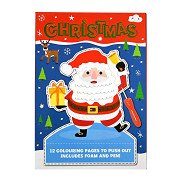 Christmas Pin Pad - 12 Coloring Pages