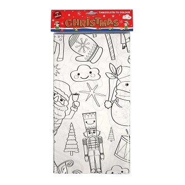 Färben Sie Ihre eigene Weihnachtstischdecke