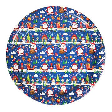 Paper Plates Christmas - 10 pcs.