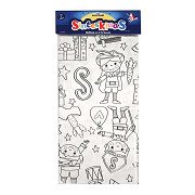 Färben Sie Ihre eigene Nikolaus-Party-Tischdecke