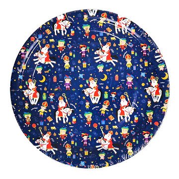 Paper Plates Sinterklaas Party - 10 pcs.