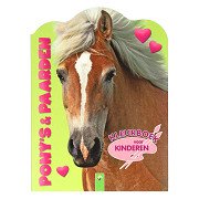 Coloring Book for Children Ponies and Horses, 96 pages