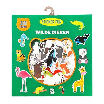 Wild Animals - 200 Removable Stickers