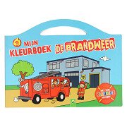 Mijn Kleurboek De Brandweer - met Stickers en 96 Kleurplaten