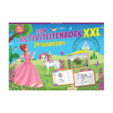 Mijn Activiteitenboek XXL Prinsessen - Kleurplaten en Puzzels