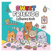 Sweet Friends Coloring Book - 96 pages.