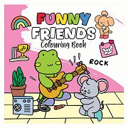 Funny Friends Coloring Book - 96 pages.