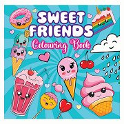 Sweet Friends Coloring Book - 96 pages.