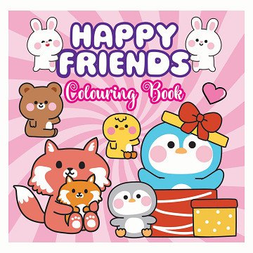 Happy Friends Kleurboek - 96pag.