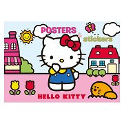 Hello Kitty Posterbuch zum Ausmalen mit Aufklebern