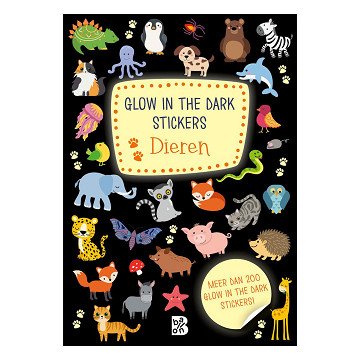 Glow in the Dark Stickers Dieren