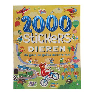 Stickerboek Dieren, 2000 stickers