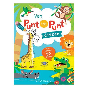 Tiere - Punkt-zu-Punkt-Zeichenbuch