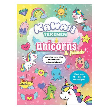 Kawaii Tekenen unicorns & friends