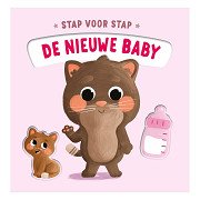 De nieuwe baby - Stap voor stap Kartonboekje