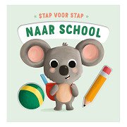 Naar school - Stap voor stap Kartonboekje