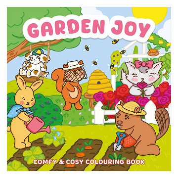 Garden joy - Comfy & cosy Coloring Book