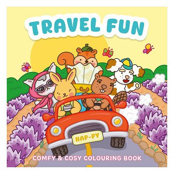 Travel fun - Comfy & cosy Coloring Book