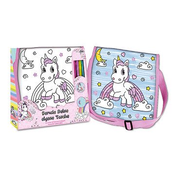 Color your own Unicorn Shoulder Bag