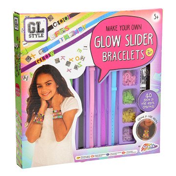Make your own Glow Slider Bracelets
