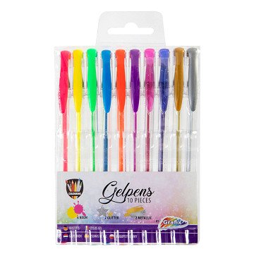 Gel pens, 10 pcs.