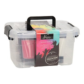 Acrylic Starter Set with 6 Brushes