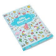 Glitzer-Stickerbuch A5 – Blau
